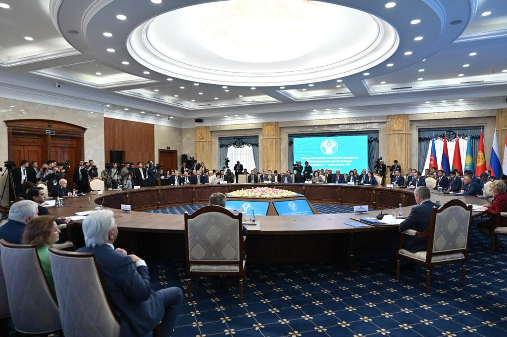 Milli Məclisin sədri Sahibə Qafarova Bişkek şəhərində keçirilən MDB PA-nın 56-cı plenar iclasında çıxış edib